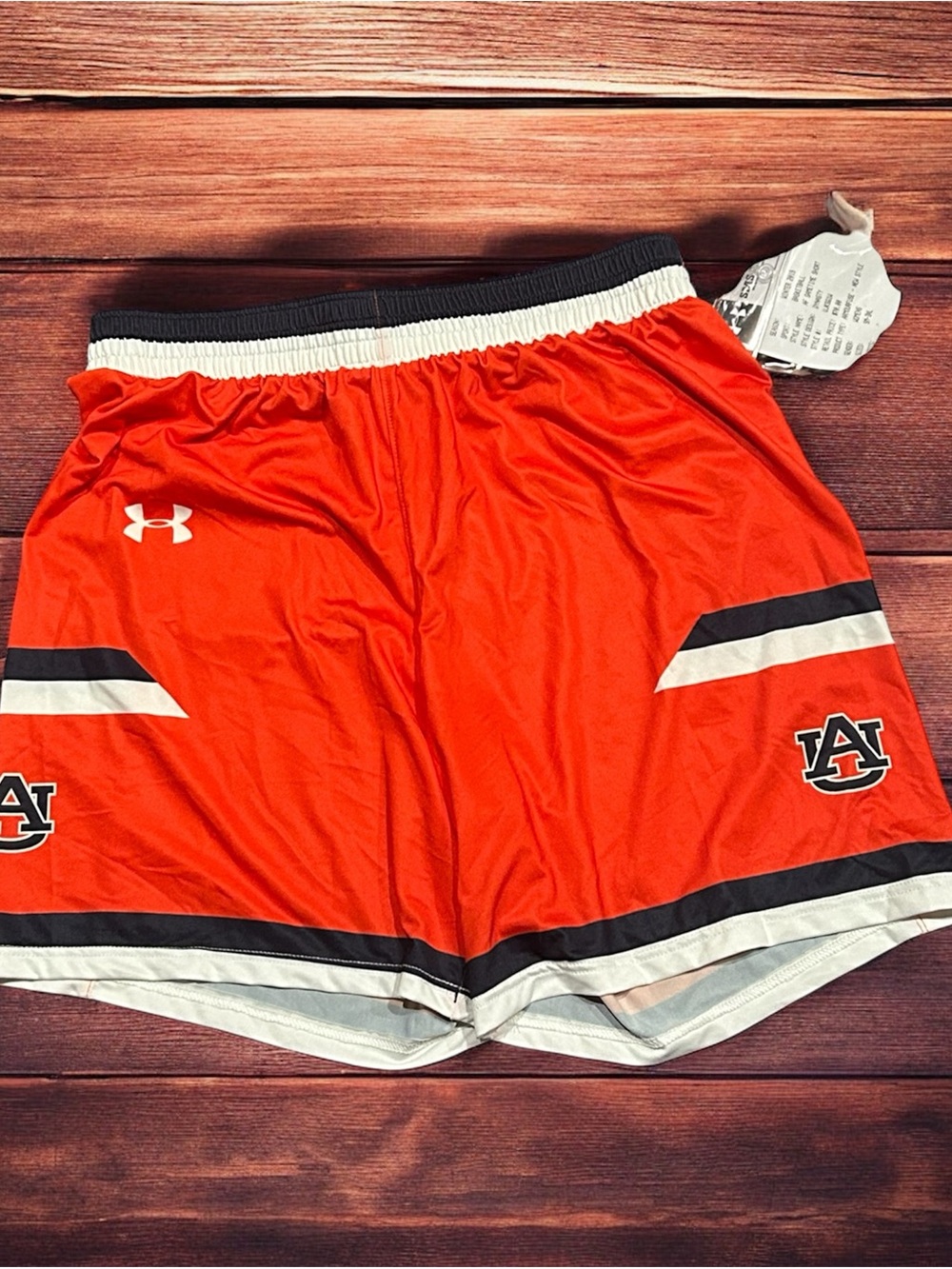 Under Armour Orange Auburn Tigers Game Day Shorts Womens Size M